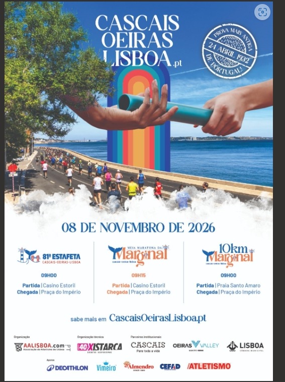 Cartaz da prova Estafeta Cascais-Oeiras-Lisboa
