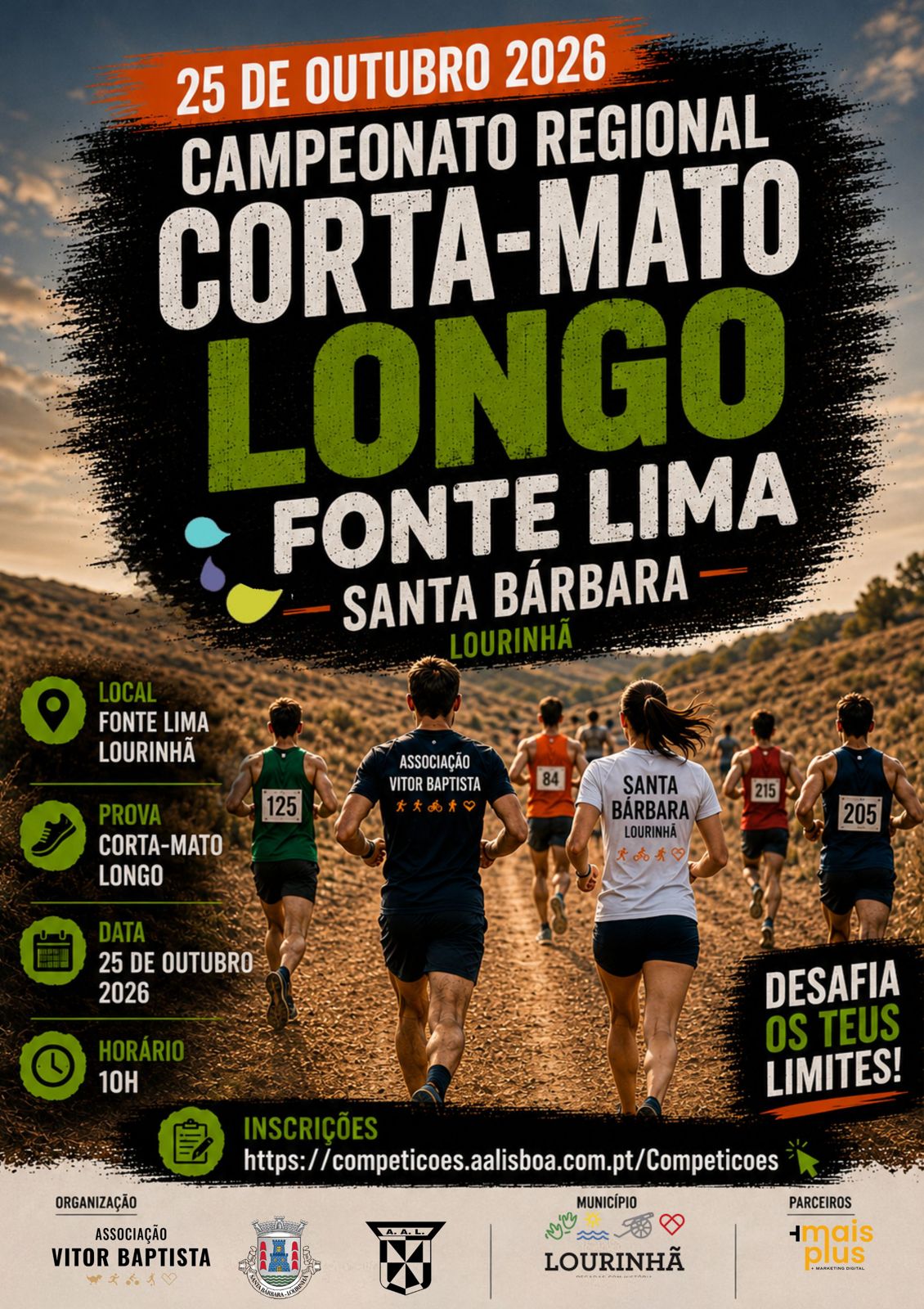 Cartaz da prova Campeonato regional Corta - Mato Longo